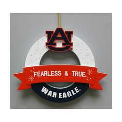 Item 416174 thumbnail Auburn Wreath With Banner Ornament