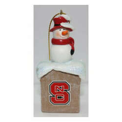 Item 416438 thumbnail North Carolina State University Wolfpack Snowman Ornament