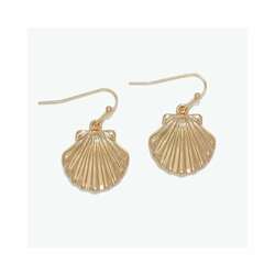 Item 418071 thumbnail Gold Scallop Shell Earrings