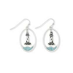 Item 418104 thumbnail Lighthouse Dangle With Crystals