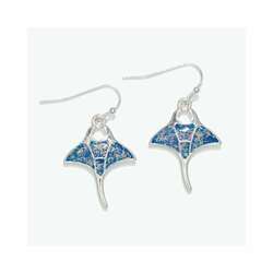 Item 418126 thumbnail Blue Flake Sea Ray Earrings