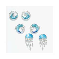 Item 418138 thumbnail Wave Dolphin Jellyfish Earrings