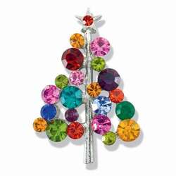 Item 418211 thumbnail Jeweled Tree Pin