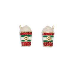 Item 418405 thumbnail Hot Drinks With Red Crystal Earrings