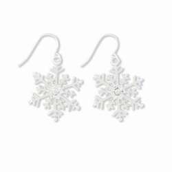 Item 418466 thumbnail Crystal Snowflake Earrings