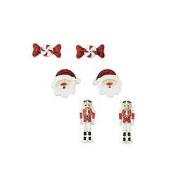 Item 418875 thumbnail Nutcracker Santa Candy Earrings