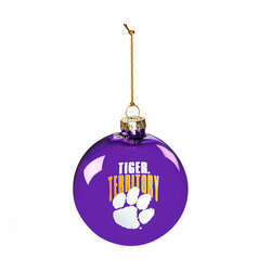 Item 421152 thumbnail Clemson University Glass Ball Ornament