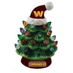 Item 421605 thumbnail Washington Commanders Ceramic Tree