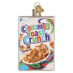 Item 425111 Cinnamon Toast Crunch Box Ornament