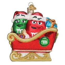 Item 425150 thumbnail M&M's In Sleigh Ornament