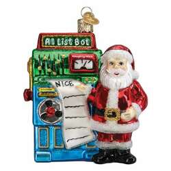 Item 425301 thumbnail Santa's AI List Bot Ornament