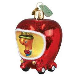 Item 425438 thumbnail Lowly Worms Apple Car Ornament