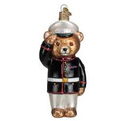 Item 425784 thumbnail Marines Bear Ornament