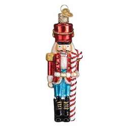 Item 425927 Peppermint Nutcracker Ornament