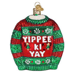 Item 425966 thumbnail Yippee Ki Yay Sweater Ornament