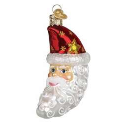 Item 426043 thumbnail Santa Moon Face Ornament