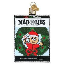 Item 426185 thumbnail Holly Jolly Mad Libs Ornament