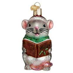 Item 426362 thumbnail Grey Caroling Mouse Ornament