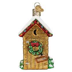 Item 426386 Holiday Outhouse Ornament