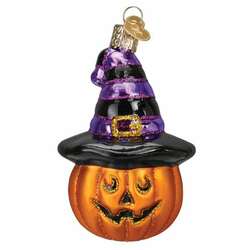 Item 426395 thumbnail Witch Pumpkin Ornament