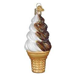 Item 426568 thumbnail Chocolate Swirl Soft Serve Ornament