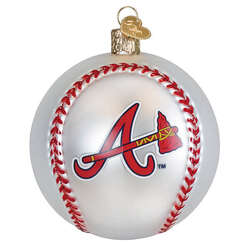 Item 426605 thumbnail Braves Baseball Ornament