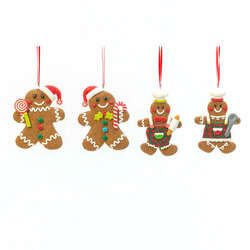 Item 431140 thumbnail Claydough Gingerbread Man Ornament