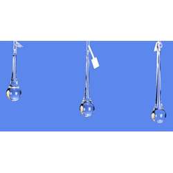 Item 431234 Hand Blown Teardrop Ornament