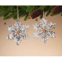Item 431308 Paper Birch Snowflake Ornament