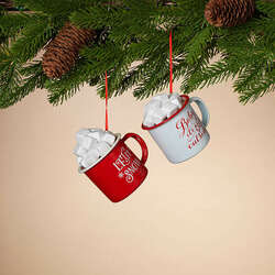 Item 431413 thumbnail Hot Cocoa Mug With Marshmallows Ornament