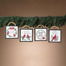 Item 431487 thumbnail Holiday Cardinal Hanging Sign