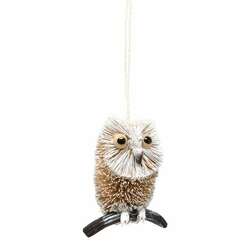 Item 440070 thumbnail SNOW OWL ORNAMENT