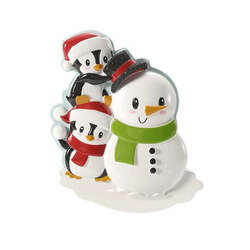 Item 459122 thumbnail Penguins Building A Snowman Family Of 2 Ornament
