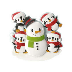 Item 459146 thumbnail Penguins Building A Snowman Family Of 4 Ornament