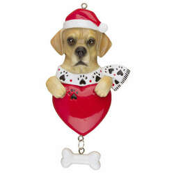 Item 459207 thumbnail Yellow Labrador Retriever Ornament