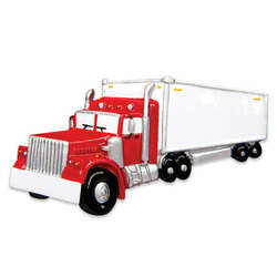 Item 459236 thumbnail Semi Truck Ornament