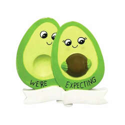 Item 459275 Avacado Family Expecting Ornament