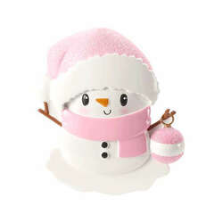 Item 459533 thumbnail Baby Snowman Pink Ornament