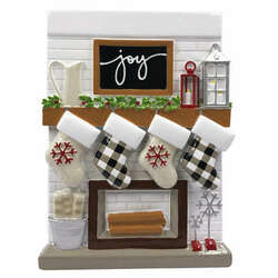Item 459547 thumbnail Fireplace Mantle Family Of 4 Ornament