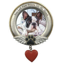 Item 459551 thumbnail Paw Prints On My Heart Photo Frame Ornament