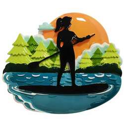 Item 459588 thumbnail Paddle Board Female Ornament