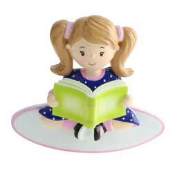 Item 459622 thumbnail Girl Reading A Book Ornament
