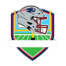 Item 459707 thumbnail New England Patriots Shield Ornament