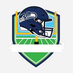 Item 459713 thumbnail Seattle Seahawks Shield Ornament