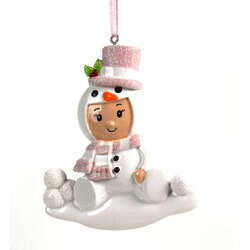Item 459731 thumbnail Baby Girl Snowman Outfit Ornament