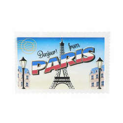 Item 459738 thumbnail Postcard From France Ornament