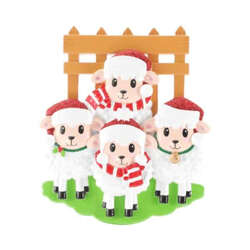 Item 459826 thumbnail Sheep Family Of 4 Ornament