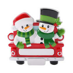 Item 459827 Back Of Red Truck Family Of 2 Ornament