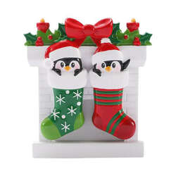 Item 459836 thumbnail Mismatched Stocking Family Of 2 Ornament