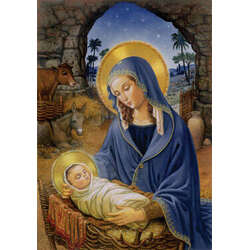 Item 473051 Mary With Child Advent Calendar